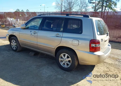 2004 Toyota Highlander V6 из США, поврежденный, VIN JTEGP21A840037859